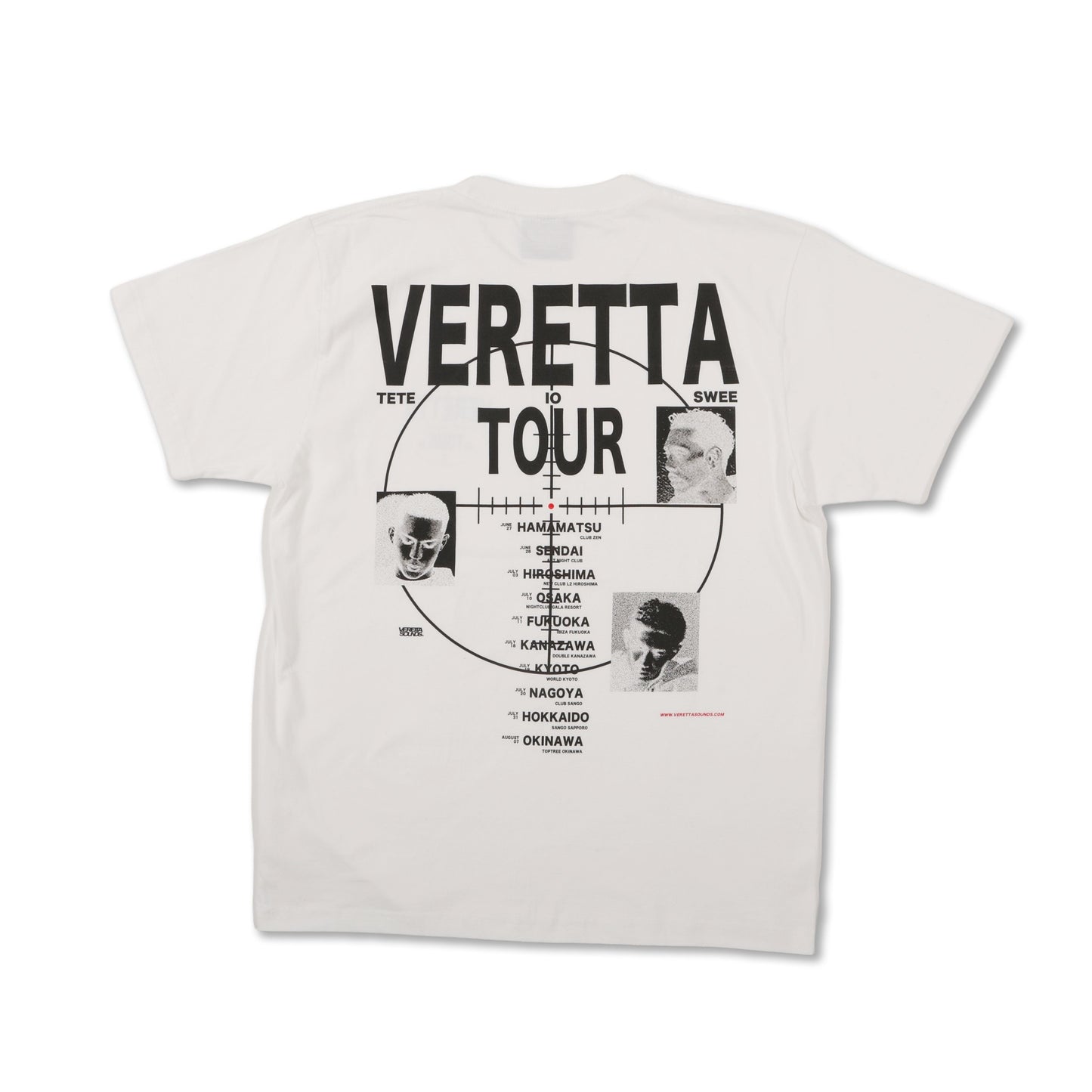 VERETTA SOUNDS TOUR TEE WHT